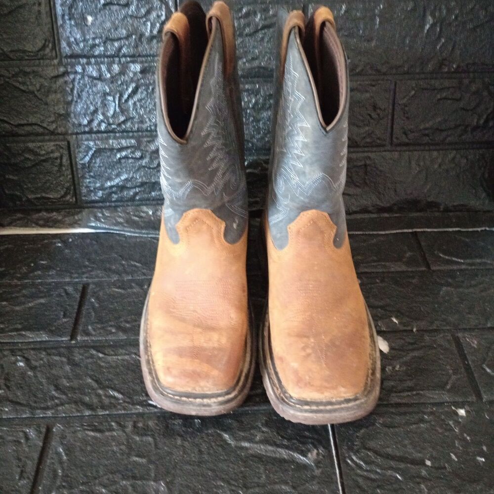 Rocky Big Kid's Ride FLX Western Boots - Denim Brown Size 4.5
